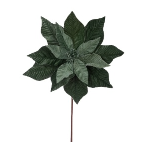 Giant Poinsettia Stem 50Cm 2 Color Opt. Party Perfetto