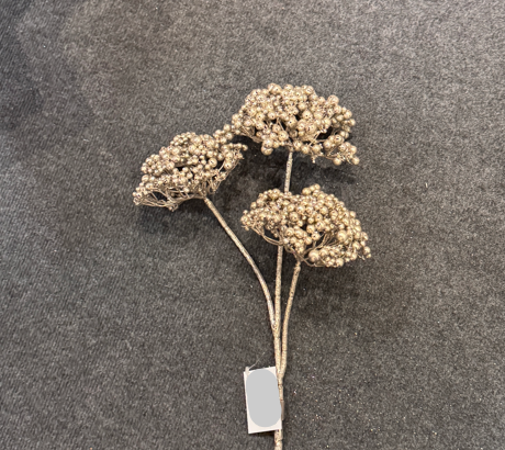 Metallic Berry Spray 73cm Party Perfetto