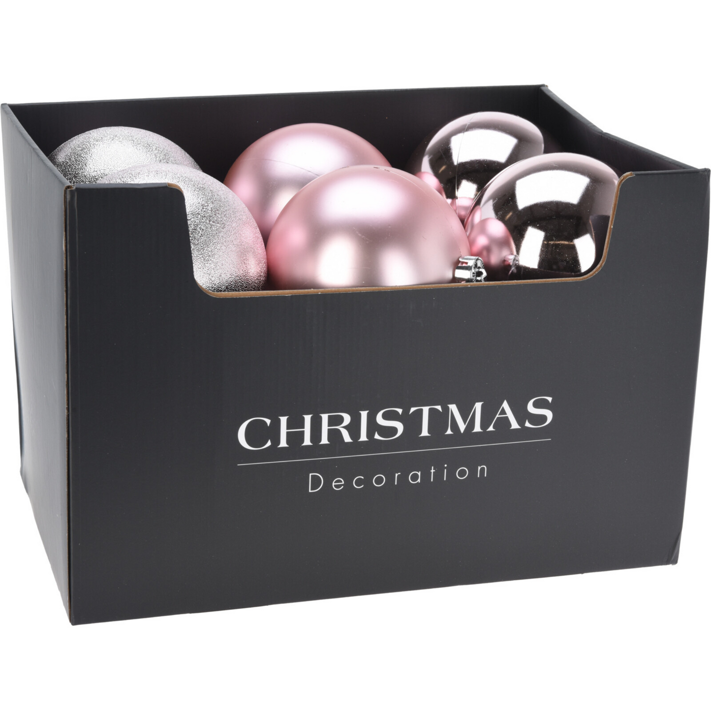 Silvery - Pink Xmas Bauble (S) PartyPerfetto