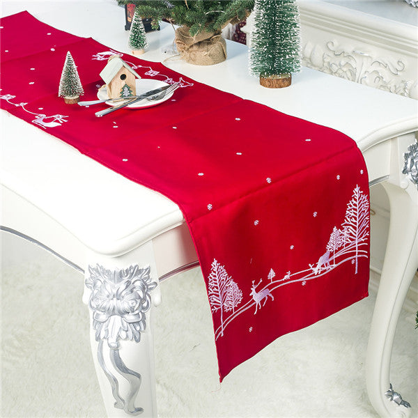 Elegance Christmas Table Covers PartyPerfetto