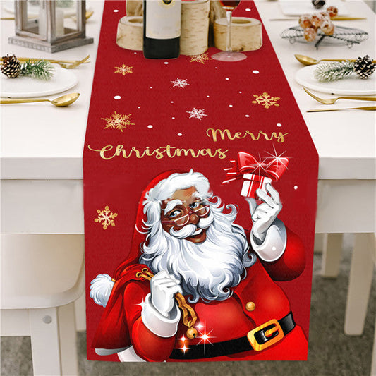 Merry Christmas Santa Table Runner PartyPerfetto