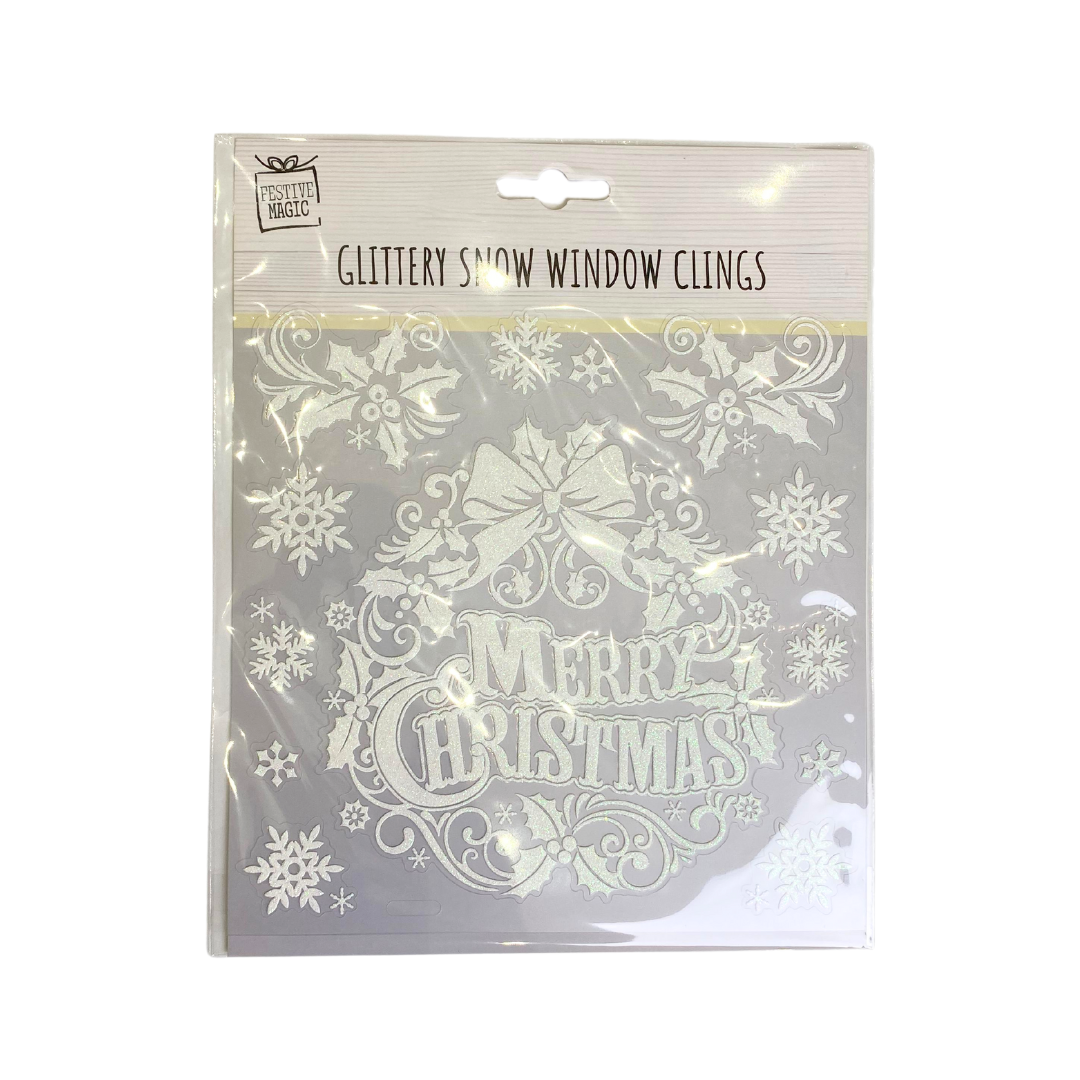 Glitter Window Stickers PartyPerfetto