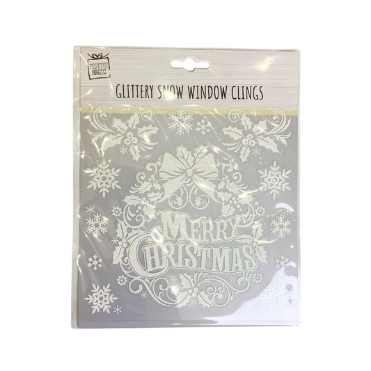 Glitter Window Stickers PartyPerfetto
