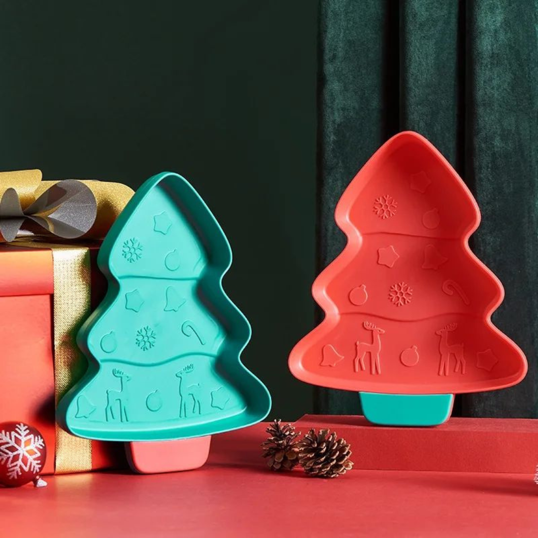 Christmas Tree Plates PartyPerfetto