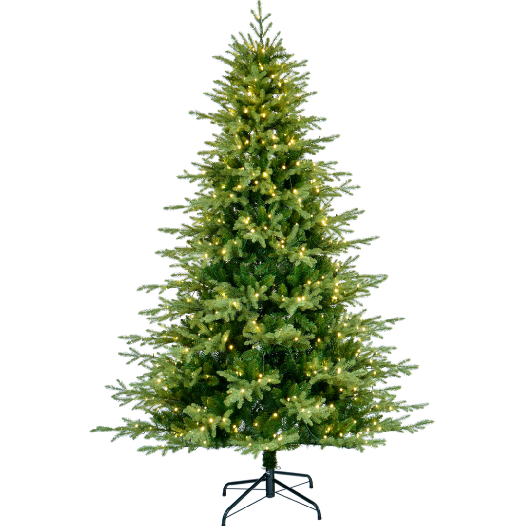 Pre Lit PE+PVC Mixed Tree With Extra Tips PartyPerfetto
