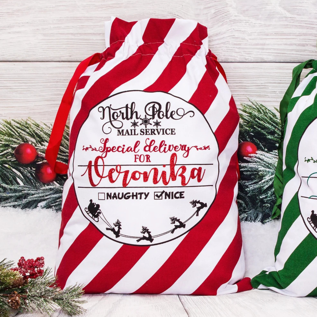 Christmas North pole Express Santa Sack PartyPerfetto