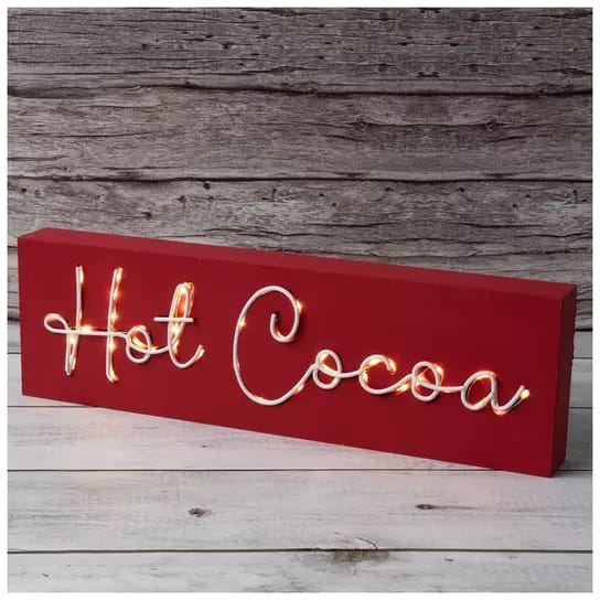 LED Hot Cocoa Board PartyPerfetto