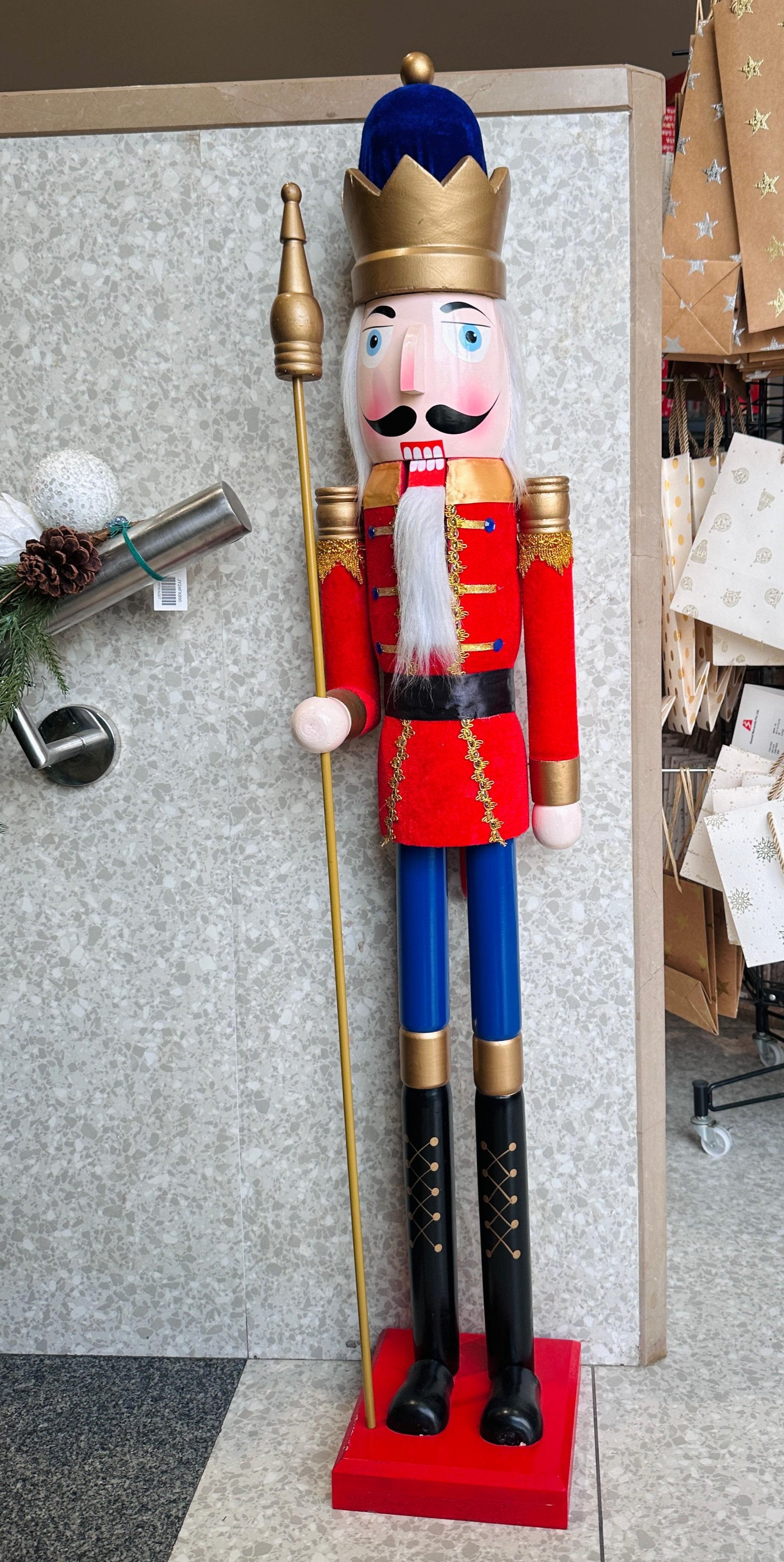 Red & Blue Giant Nutcracker PartyPerfetto