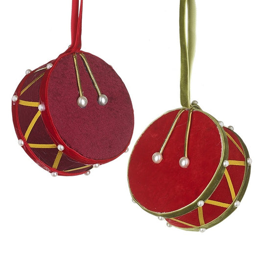 VELVET DRUM HANGER MIX (SET OF 2)