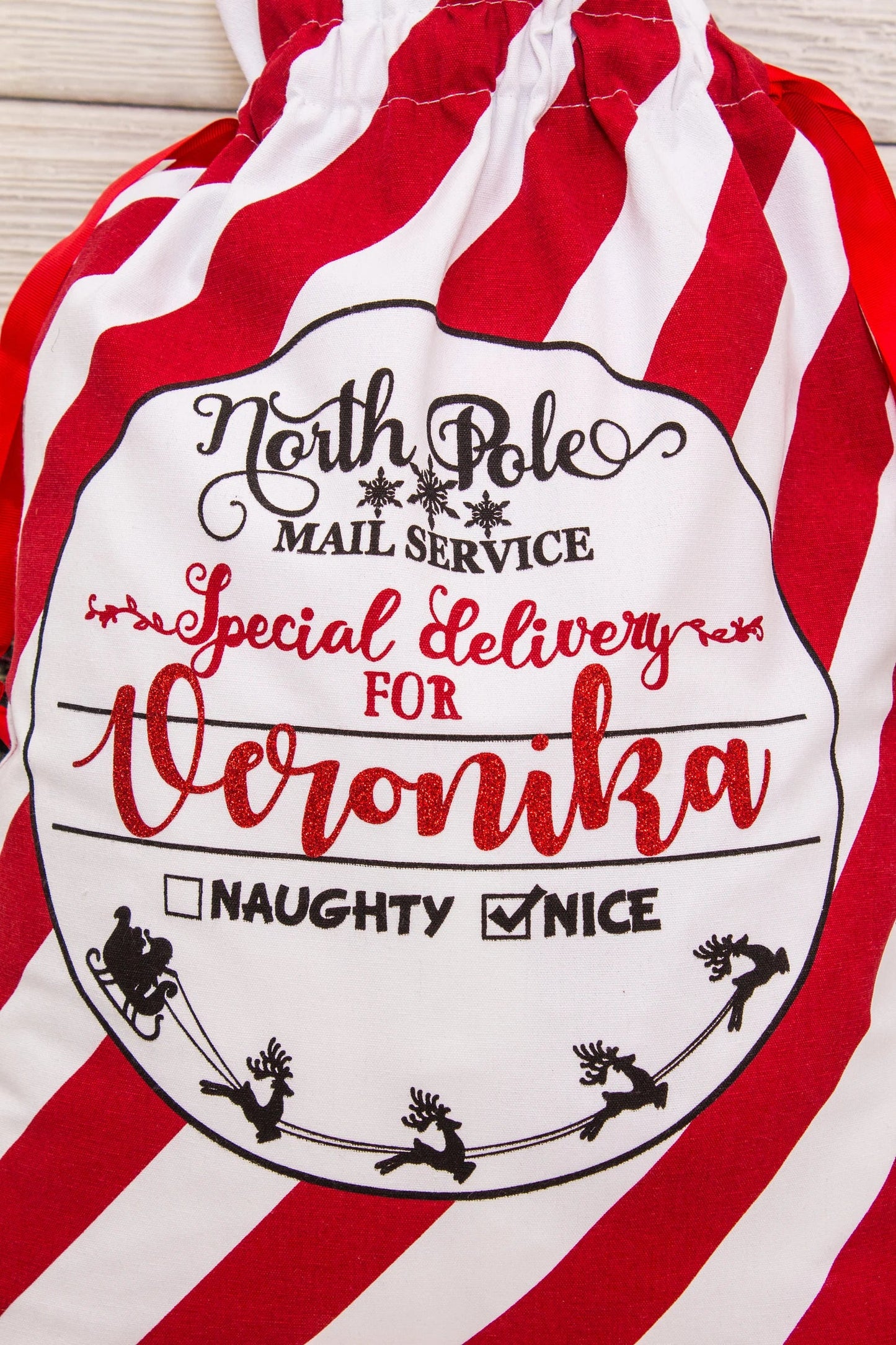 Christmas North pole Express Santa Sack PartyPerfetto