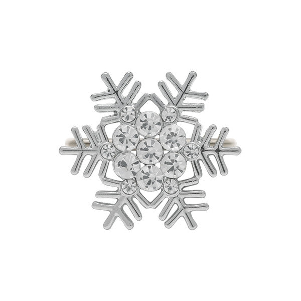 Snowflake Napkin Ring PartyPerfetto