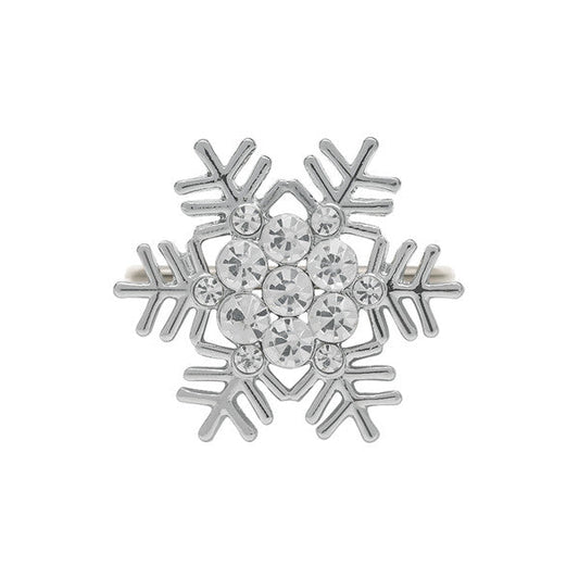 Snowflake Napkin Ring PartyPerfetto