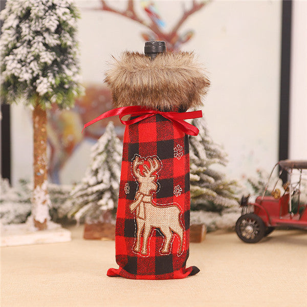 Wine Bottle Covers( Santa, Snowman, Reindeer) PartyPerfetto