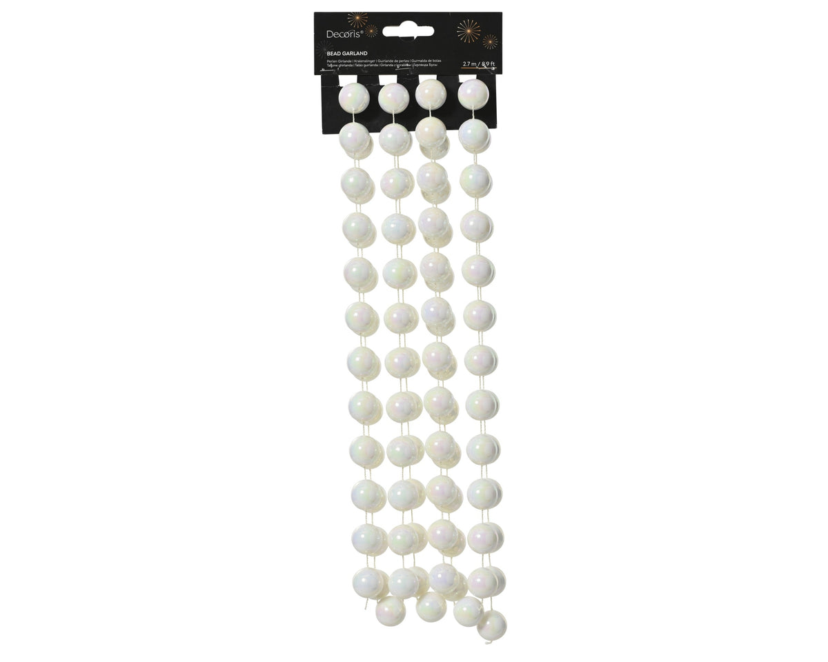 White Beads Kit (2.7mtr) Party Perfetto