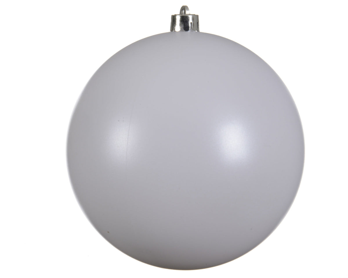 Winter White  Bauble 14cm Pack Of 4 Party Perfetto
