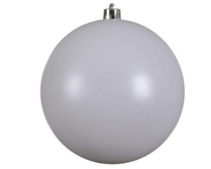 Winter White  Bauble 14cm Pack Of 4 Party Perfetto