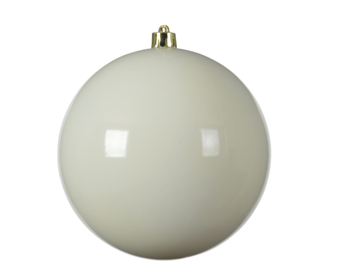 Wool White Bauble 14cm Pack Of 4 Party Perfetto