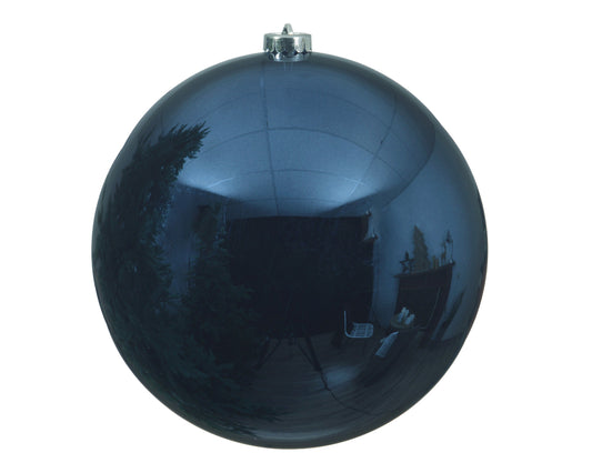 Night Blue Bauble 14cm Pack Of 4 Party Perfetto