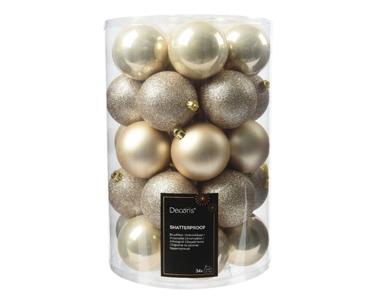 34 Bauble Kit (8cm) Party Perfetto