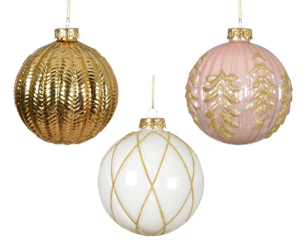 Ultra Shiny  - Enamel Baubles  10cm