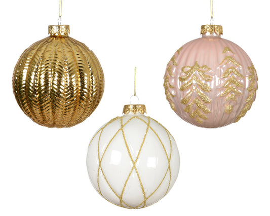 Ultra Shiny  - Enamel Baubles  10cm