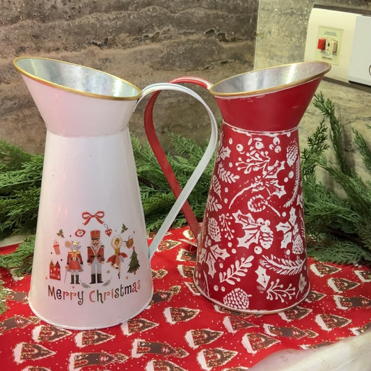 RED/ White METAL JUG Party Perfetto