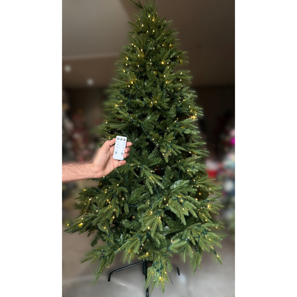 Pre Lit PE+PVC Mixed Tree With Extra Tips PartyPerfetto