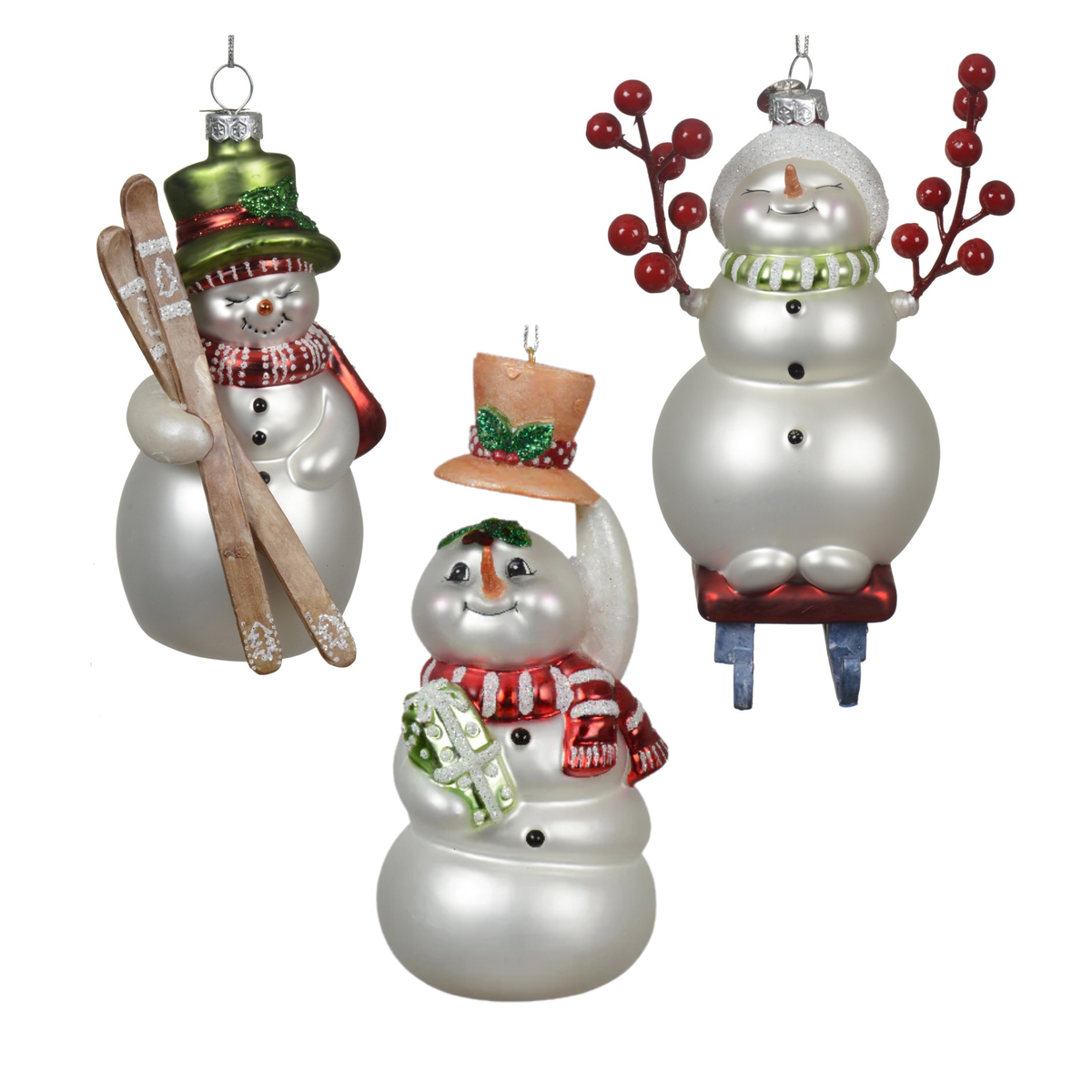 Hanging Snowman 3 Design Opt. Pack of 1 PartyPerfetto
