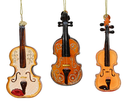 Hanging Violin Instrument 3 Design Opt. Pack of 1