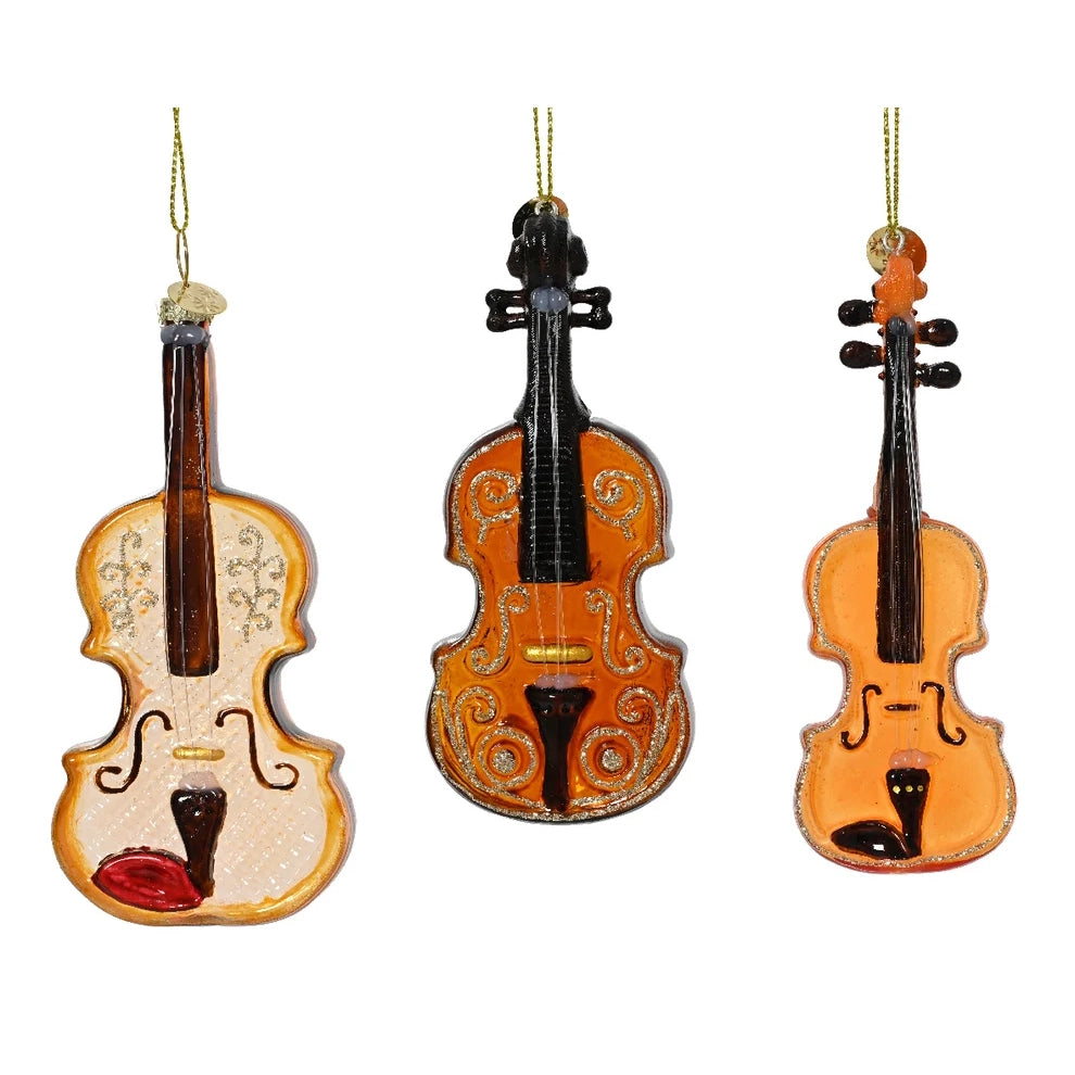 Hanging Violin Instrument 3 Design Opt. Pack of 1 Party Perfetto