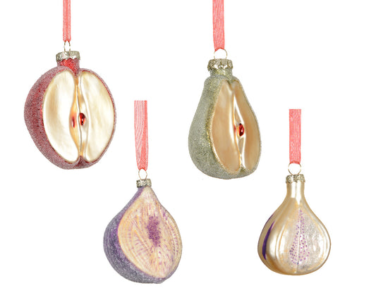Hanging Matt & Glass  Cutted Fruit