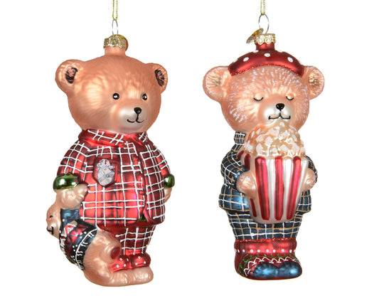Hanging Bear with Popcorn