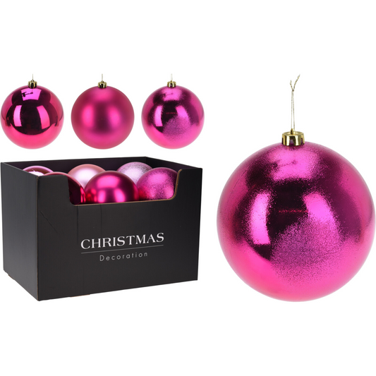 Magenta Xmas Bauble (Big)