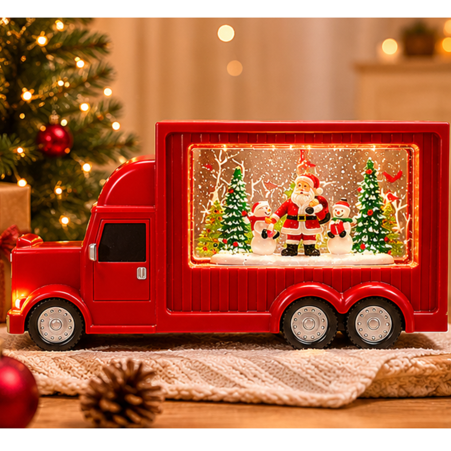 Christmas Santa Truck With Music Party Perfetto