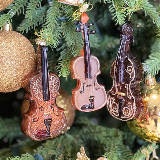 Hanging Violin Instrument 3 Design Opt. Pack of 1 Party Perfetto