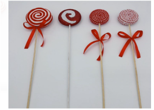 Red & White Lollipop Stick