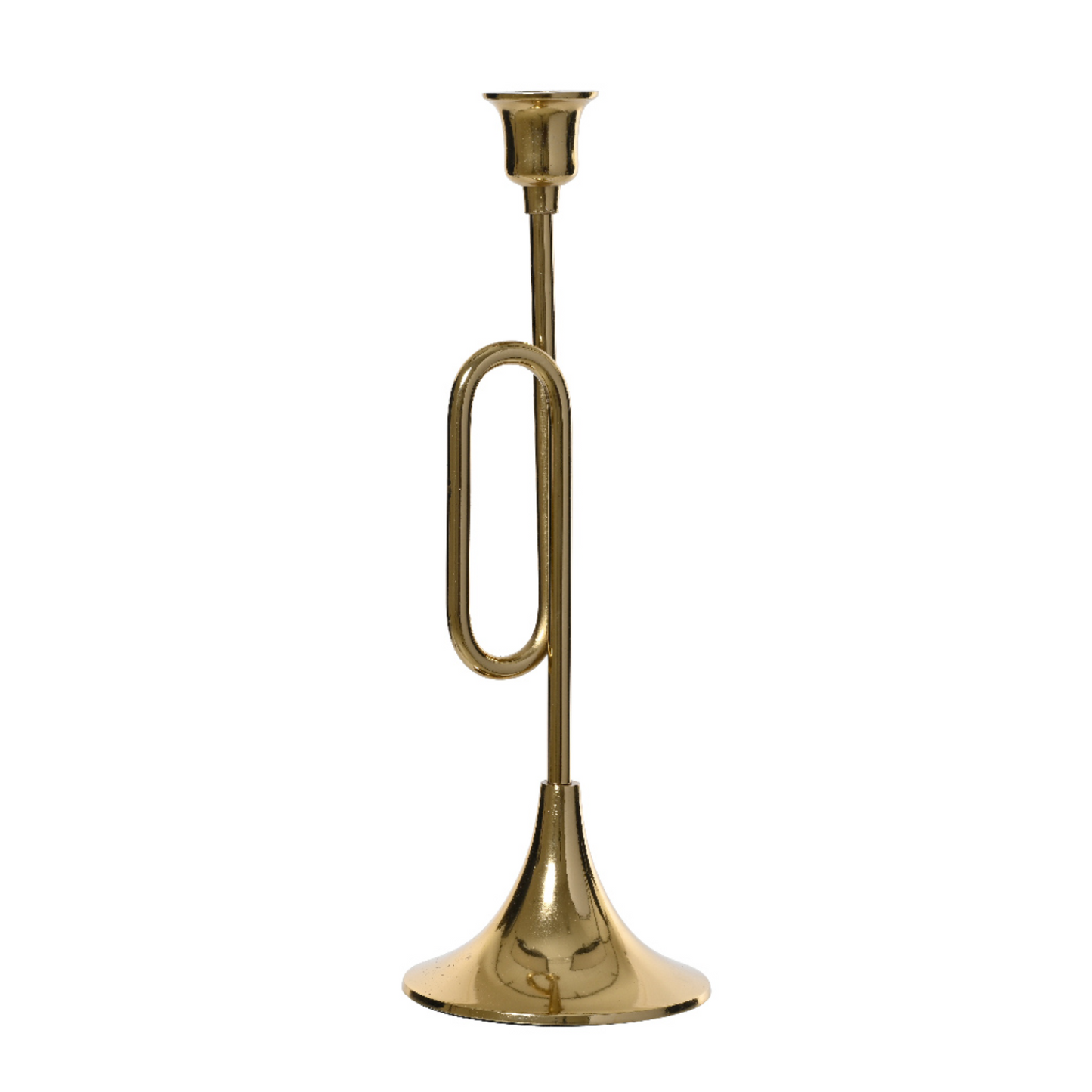 Golden Candle Holder