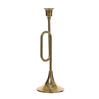 Golden Candle Holder