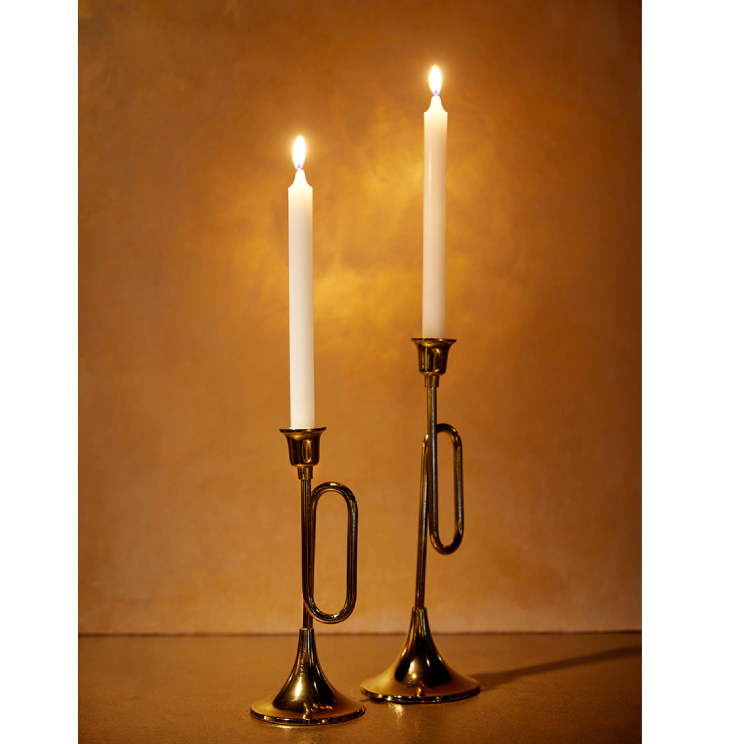 Golden Candle Holder