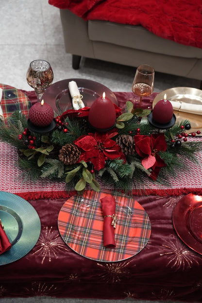 Candle Holder with Battery Candles 81cm Party Perfetto