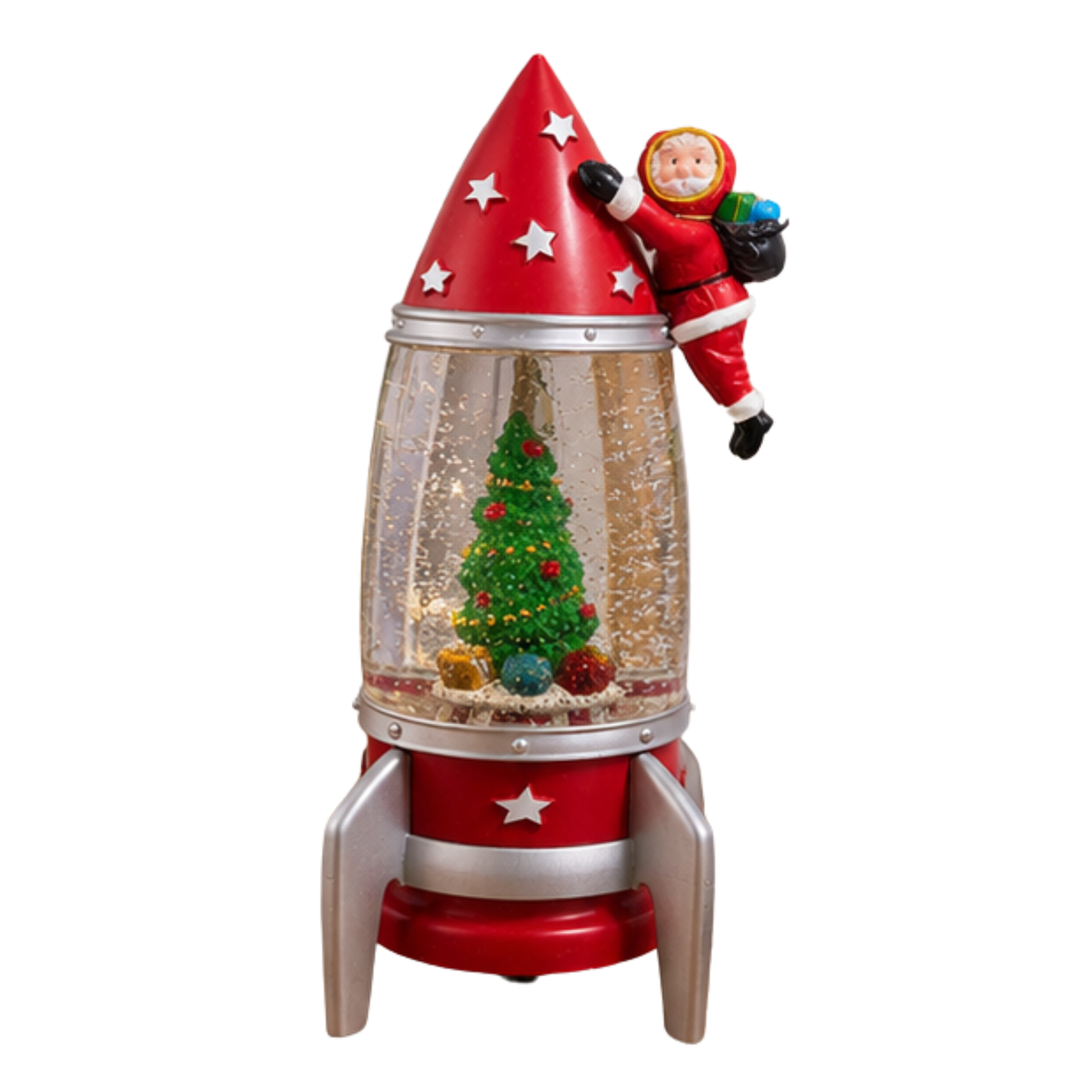 Santa With Rocket Party Perfetto
