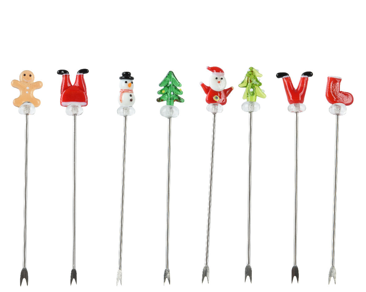 Spoon  with  top decoration 2 Design Opt. Box of 4