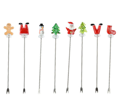 Spoon  with  top decoration 2 Design Opt. Box of 4