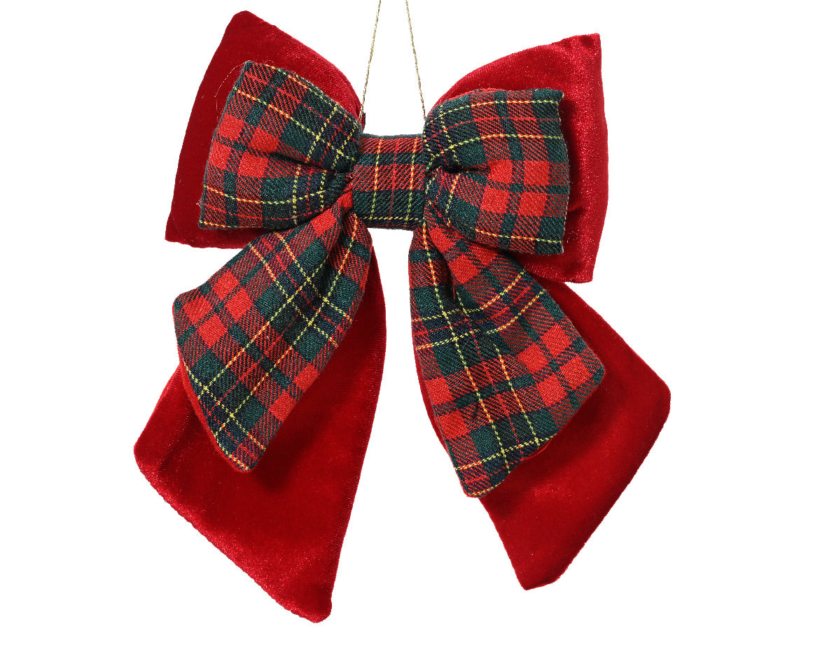Checked Bow (Pack of 5)