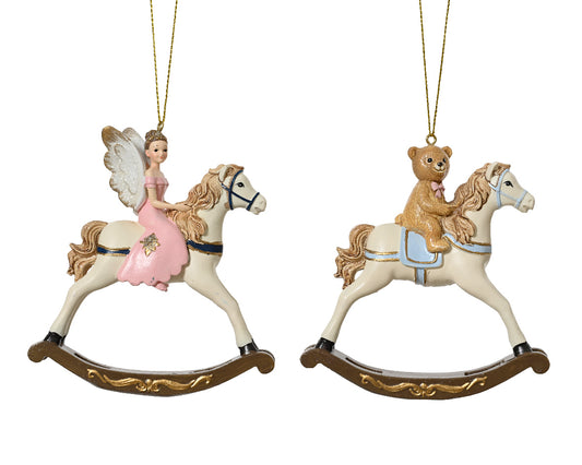 Rocking Horse Ornament (Pack of 2)