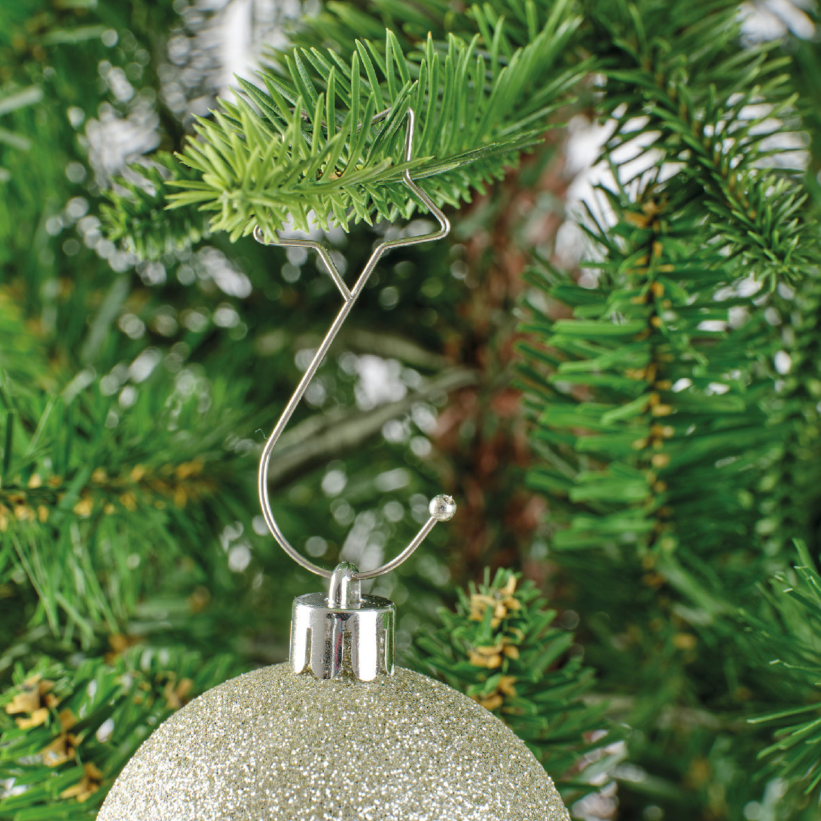 Heart, Spiral, Star Shape Bauble Hangers (Box of 12)