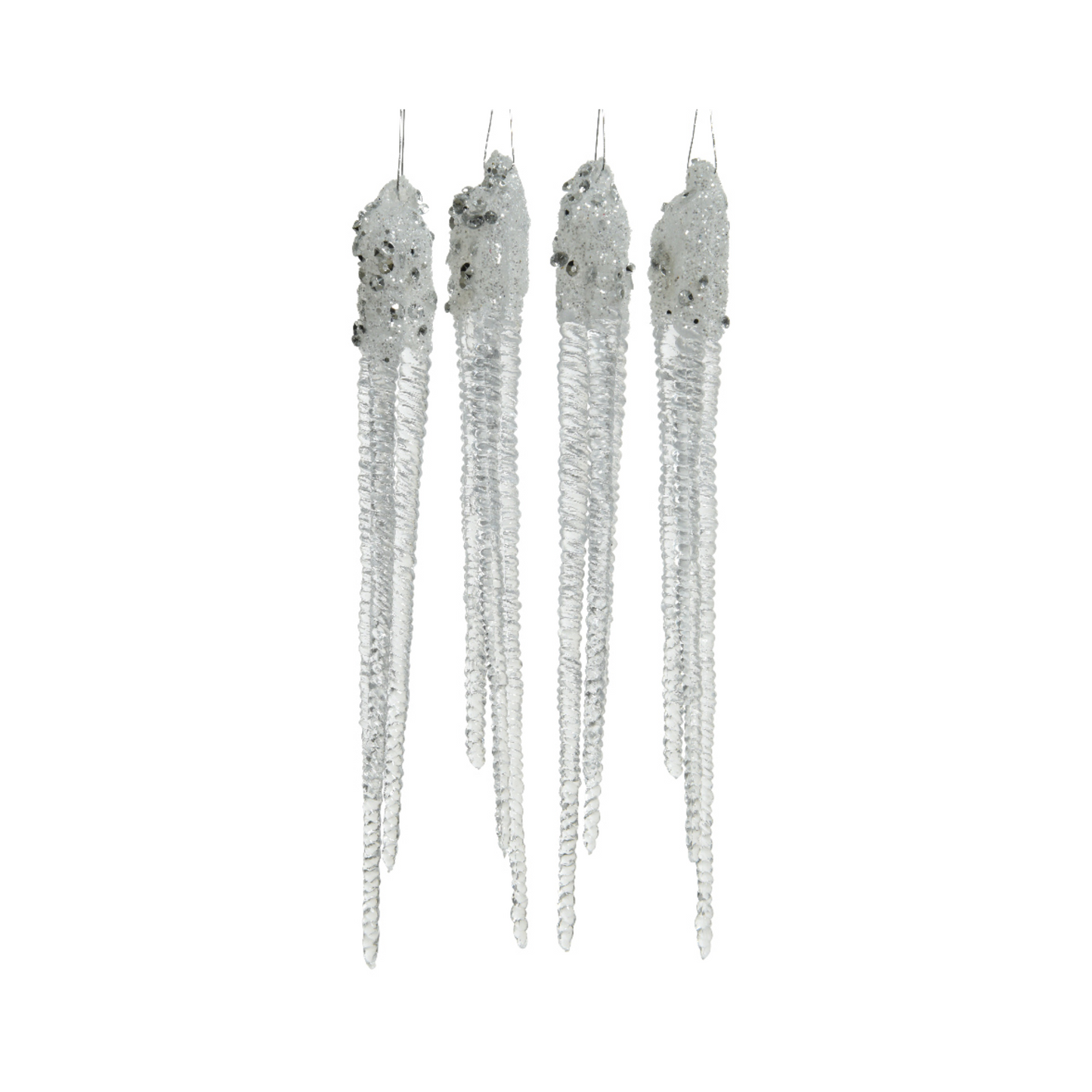 Icicle with Glitter Ornaments