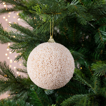 Pearl  Bauble  10 cm