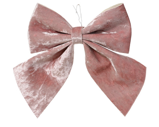 Blush Pink Shiny Bow ( Pack of 2 )