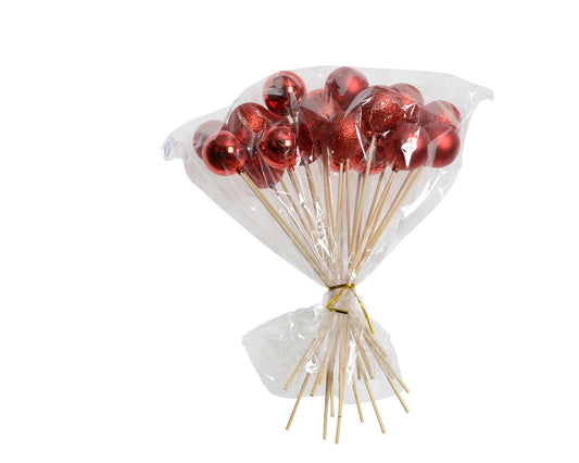Bauble bunch with Stick attached